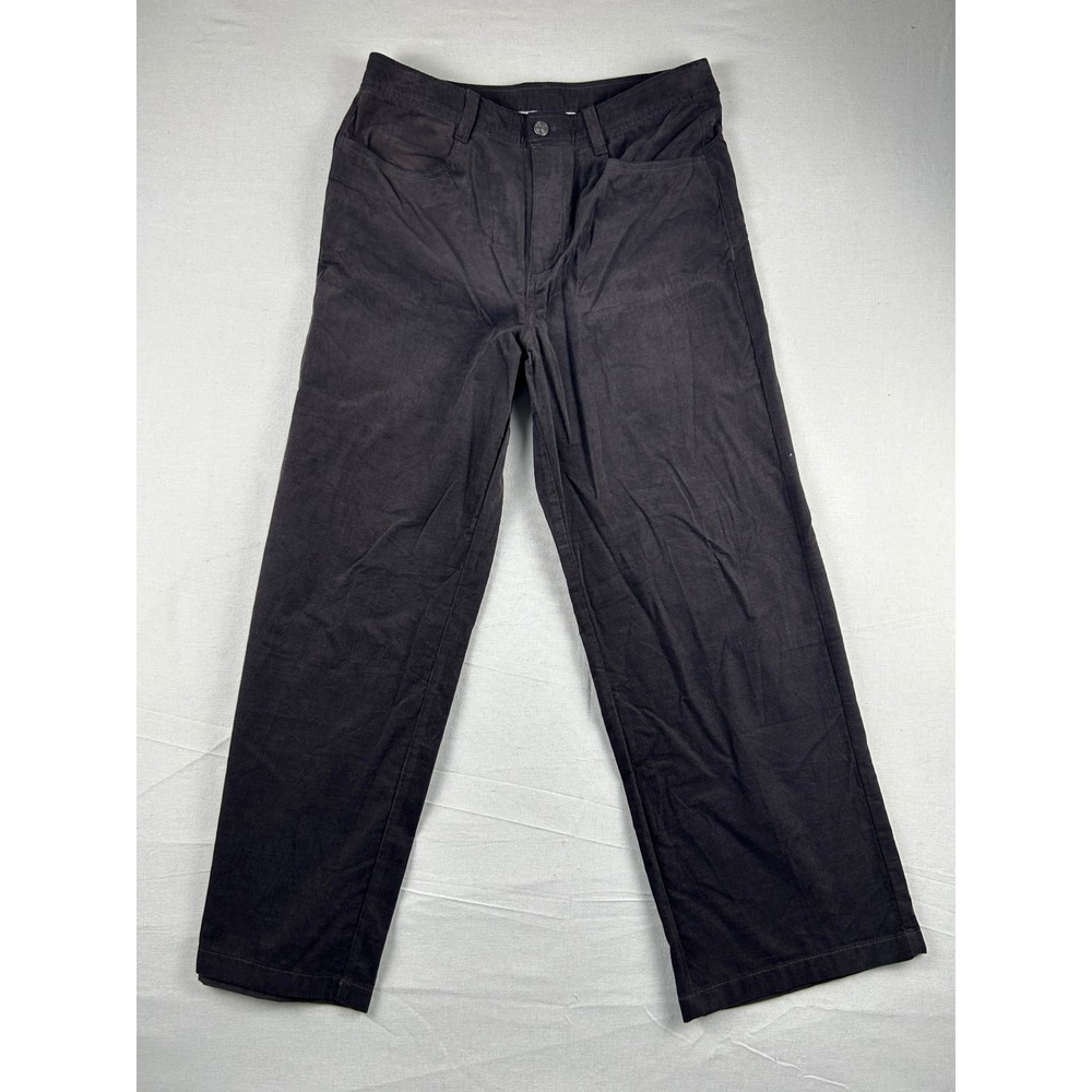 Calvin Klein Jeans Mens 29 RG Gray Corduroy Straight Leg Pants Charcoal